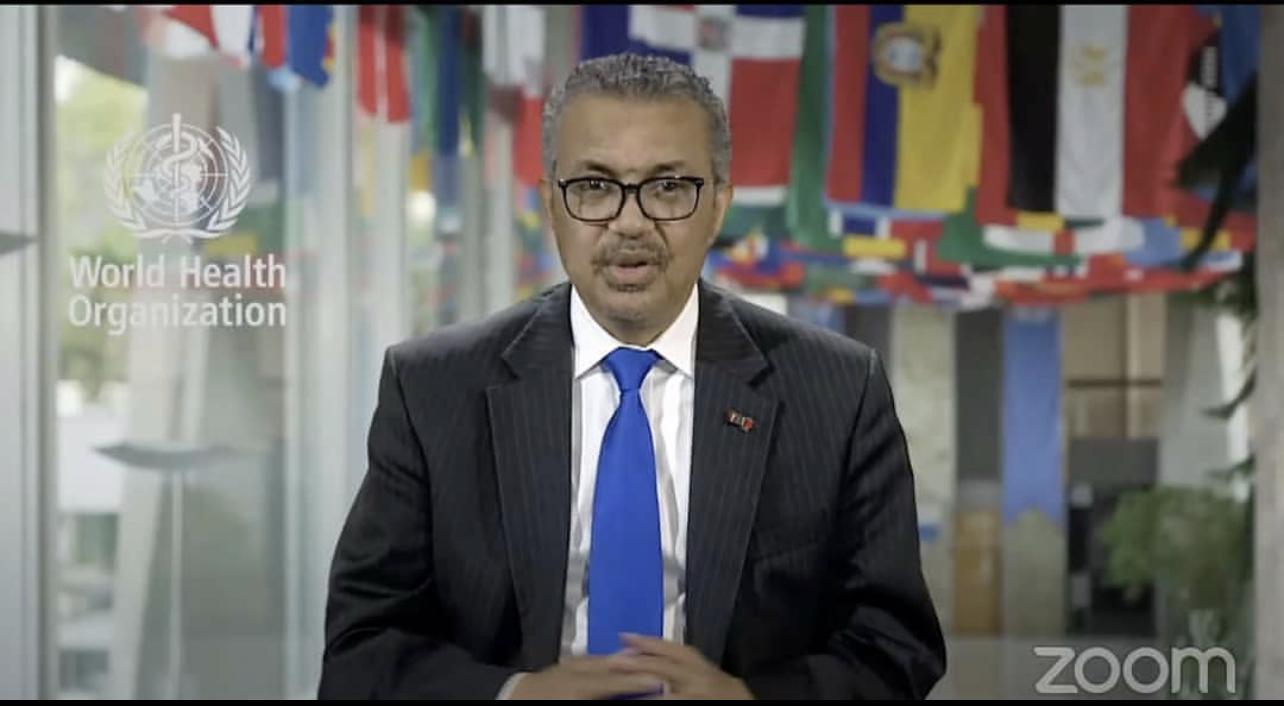 Dr Tedros Ghebreyesus speaking at the Conference